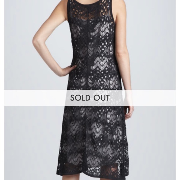 EILEEN FISHER Rare Crinkle Lace Dress - Picture 16 of 16